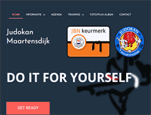 Tablet Screenshot of judokan.nl